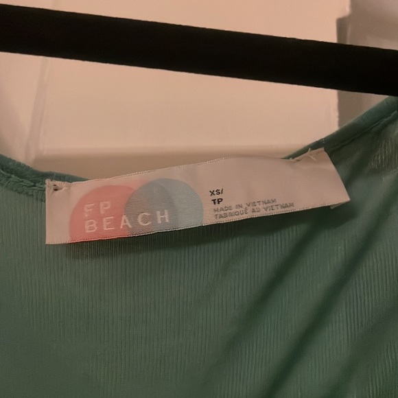 Free people xsmall beach green dress good condition - Picture 3 of 4